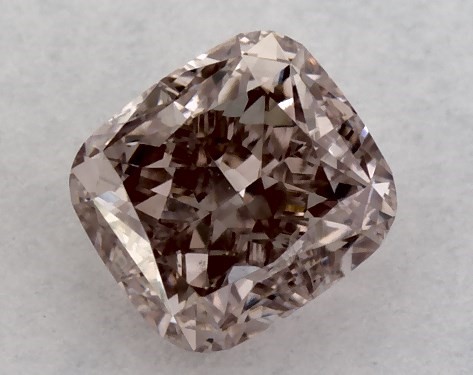  0.41 Carat Pink SI2  cushion modified diamond